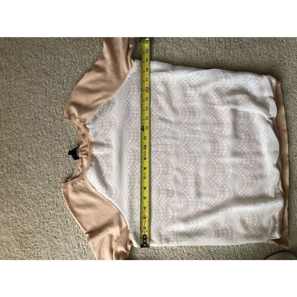 The Limited lace front sweater blouse - Picture 8 of 9